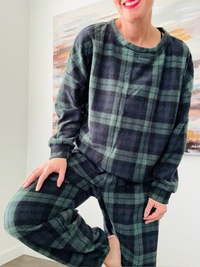 GAP Plaid Flannel Lounge 2-Piece Set - XL